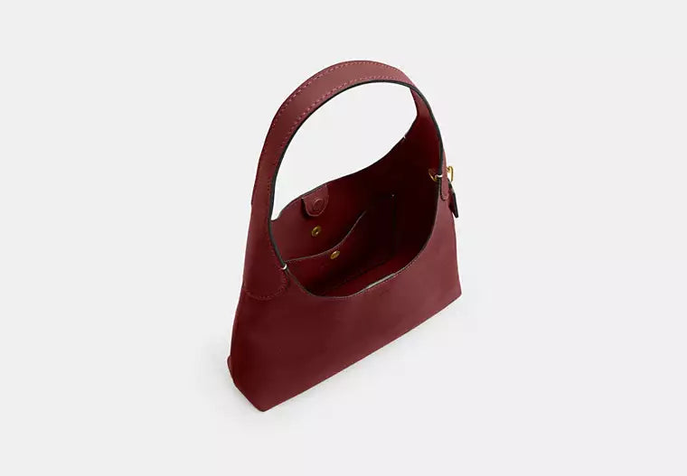 Brooklyn 28 shoulder bag Brass/Dark ruby